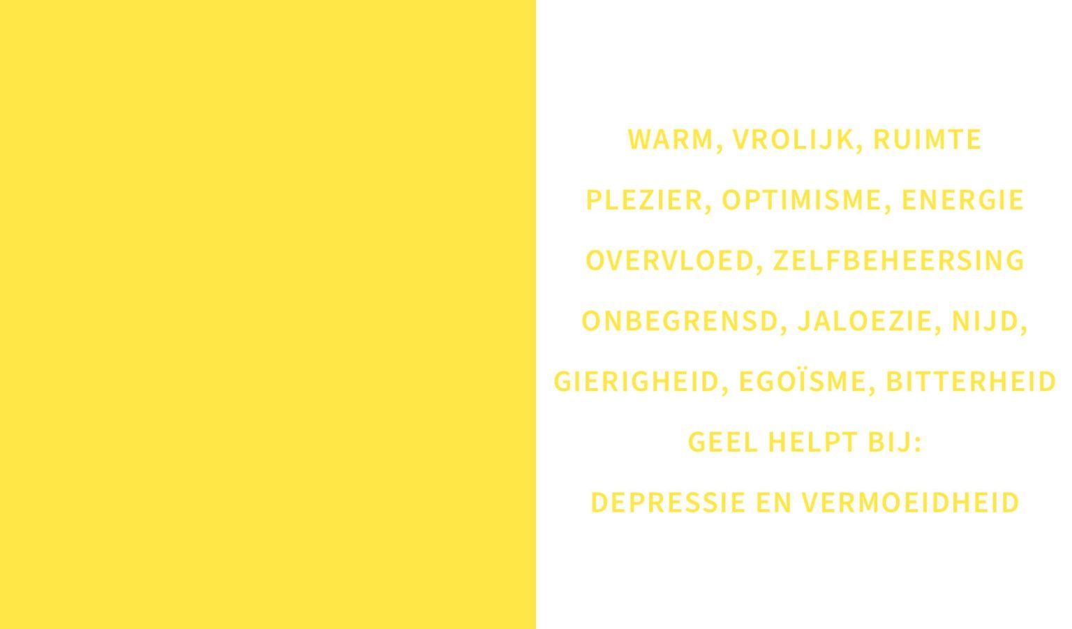 Wat is de betekenis van de kleur geel en oranje?